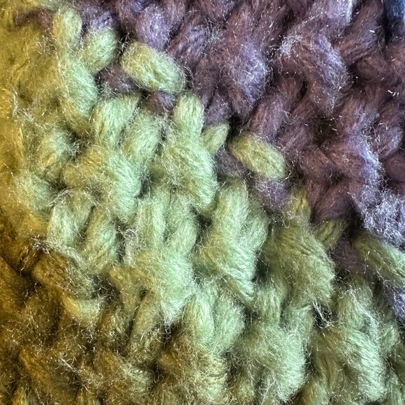 FRNCH PARIS MULTI-COLOR STRIPE KNIT CARDIGAN MEDIUM - Picture 5 of 9